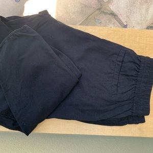 Madewell cotton drawstring pant/jogger cropped